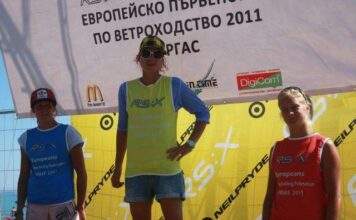 Болгария. В Бургасе проходит Открытый чемпионат Европы по виндсёрфингу