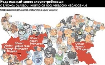Бургасская область заняла первое место в Болгарии по алкоголизму