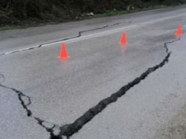 Болгария. Из-за дождей и оползней повреждена трасса Балчик — Албена
